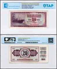 Yugoslavia 20 Dinara Banknote, 1981, P-88b, Used, TAP Authenticated