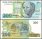 Brazil 200 Cruzado Novo Banknote, 1990, P-229, UNC