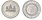 Cambodia 100 Riels Coin, 1994, KM #93, Mint, Angkor Wat, Wreath