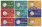 Samoa 50 Sene 9 Pieces Coin Set, 2015, KM #417, Mint, Commemorative, Commonwealth Youth Games, Assorted Coincards