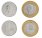 Venezuela 50 Centimos-1 Bolivar, 2 Pieces Coin Set, 2018, Mint