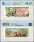 Costa Rica 5 Colones Banknote, 1983, P-236d.16, UNC, Series D, TAP 60-70 Authenticated