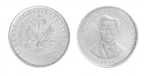 Haiti 5-50 Centimes & 1-5 Gourdes, 5 Pieces Coin Set, 1997-2013, KM #152a-156, Mint
