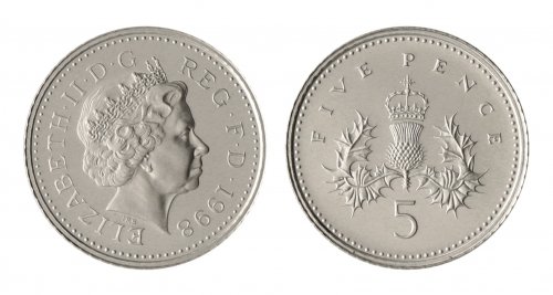 United Kingdom Collection - Royal Mint 1 Penny - 5 Pounds 10 Pieces Proof Coin Set, 1998, KM #986-995, Mint, Album, w/ COA