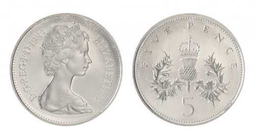 United Kingdom Collection - Royal Mint 1/2 Penny - 1 Pound 8 Pieces Proof Coin Set, 1983, KM #926-933, Mint, Album