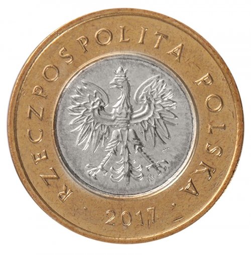 Poland 2 Zlote Coin, 2017, Y #283, Mint, Oak, Eagle
