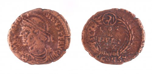 Constantine Dynasty: Box of 8 Roman Bronze Coins, w/ COA