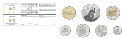 D-Day 75th Anniversary, Canada Coin 7 Pieces Boxed Set, 1944-2019, Mint, Commemorative, w/ COA