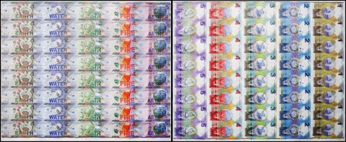 France States of Matter 40 Piece Uncut Sheet, Test Note