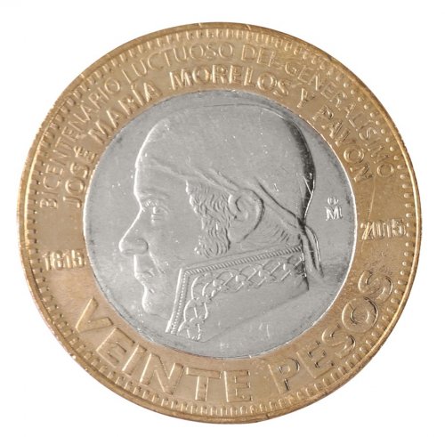 Mexico 20 Pesos Coin, 2015, KM #987, Mint