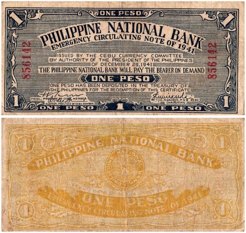Philippines Guerilla 10 Centavos - 1 Peso 5 Pieces Banknote Set, 1941-1943, P-S139b-S661, UNC, World War II w/ COA