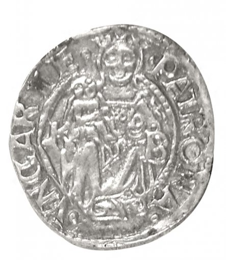 Hungary Madonna and Child Medieval Silver Coin (Midi Album), w/ COA