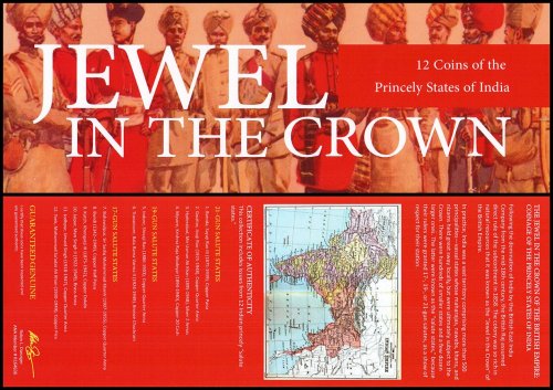 Jewel in the Crown: 12 Coins of the Princely States of India, w/ COA