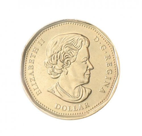 Canada 1 Dollar Coin, 2021 (1896-2021), N #307839, Mint, Commemorative, Klondike Gold Rush, Queen Elizabeth II