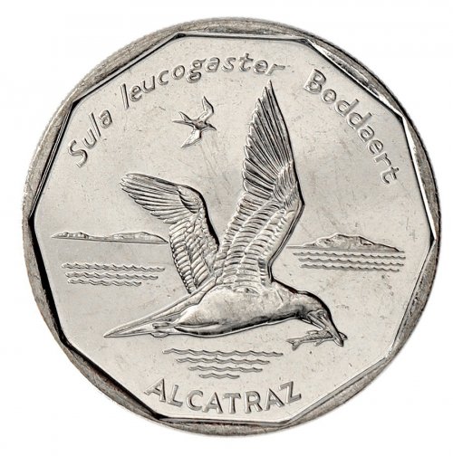 Cape Verde 20 Escudos Coin, 1994, KM #30, Mint, Commemorative, Birds of Cabo Verde - Brown Booby