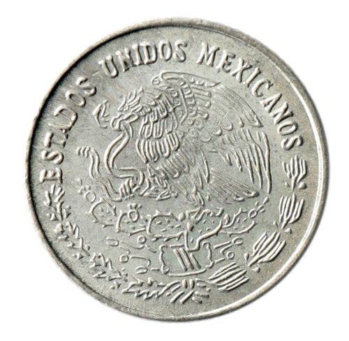 Mexico 10 Centavos Coin, 1974-1980, KM #434, VF-Very Fine, Corn