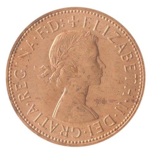 United Kingdom 1 Penny Coin, 1954-1970, KM #897, VF-Very Fine