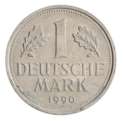 100 Deutsche Mark 紙幣と銀貨 Germany Federal Republic 1 Deutsche Mark Coin, 1950-2001, KM #110