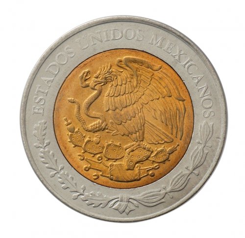 Mexico 5 Pesos Coin, 2009, KM #918, Mint, Commemorative, Belisario Dominguez, Coat of Arms