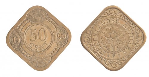 Netherlands Antilles 1 Cent - 5 Gulden 8 Pieces Full Coin Set, 1990-2012, KM #32-43, Mint