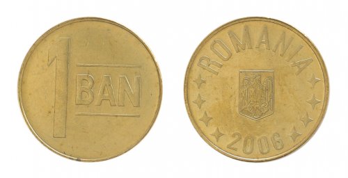 Romania 1 Ban - 50 Bani 4 Pieces Coin Set, 2006, KM #189-192, Mint