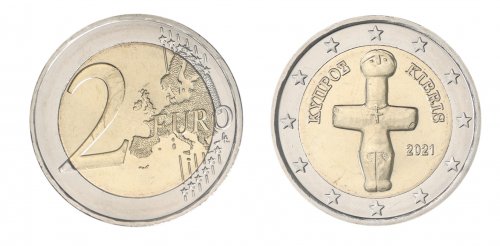 Cyprus 1 Euro Cent - 2 Euros 8 Pieces Coin Set, 2012-2021, KM #78-85, Mint