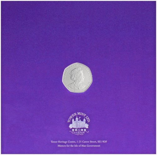 Isle of Man 50 Pence, 5 Pieces Coin Set, 2022, KM #1730-1734, Mint
