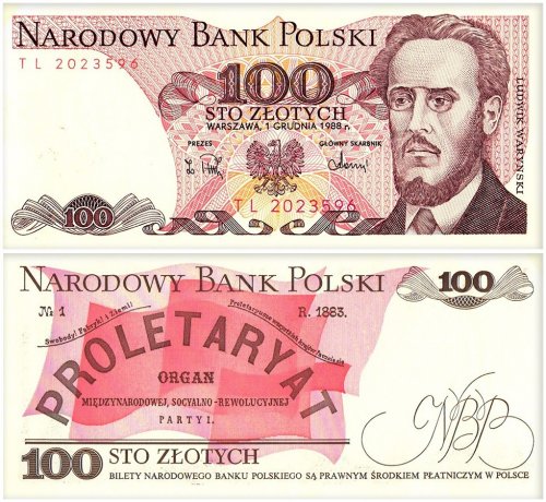 Poland: Five Polish Banknotes (Billfold), w/ COA