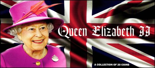 Queen Elizabeth II: A Collection of 20 Portrait Coins, w/ COA