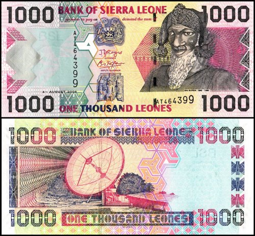 Sierra Leone 1,000 Leones Banknote, 2006, P-24c, UNC