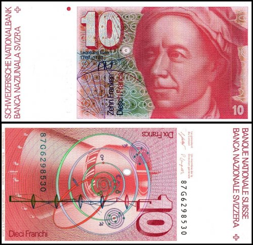 Switzerland 10 Francs Banknote, 1987, P-53g.2, UNC