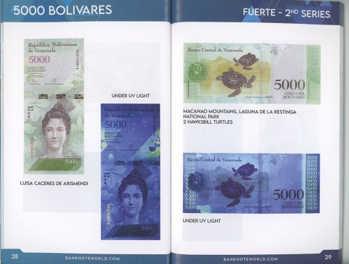 Banknote World Banknotes of Venezuela Booklet, 2023