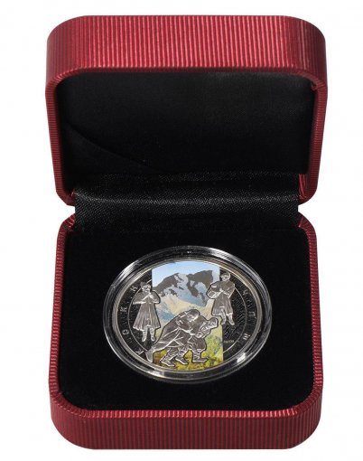 Armenia 1,000 - 1000 Dram 28 g Silver Coin, 2013, Mint, Kokh, Art of Fighting