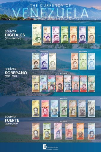 Venezuela 500 Millionen Bolivar Banknote 2023 – UNC, Unzirkuliert, Sammlergeld
