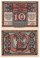 Jena 10-75 Pfennig 8 Pieces Notgeld Set, 1921, Mehl # 656.2, UNC