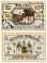 Scheessel 25-50 Pfennig 2 Pieces Notgeld Set, 1921, Mehl #1174.1a, UNC
