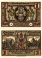 Strasburg Uckermark 25 Pfennig - 1 Mark 3 Pieces Notgeld Set, 1921, Mehl #1280, UNC