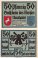 Neuhaus Oste 10 - 50 Pfennig 3 Pieces Notgeld Set, 1921, Mehl #947, UNC