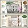 Suriname 50 Dollars Banknote, 2012, P-167, UNC, Commemorative, Album