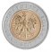 Poland 5 Zlotych Coin, 2017, Y #284, Mint, Oak, Eagle