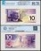 Canada 10 Dollars Banknote, 2003, P-102d, UNC, TAP 60-70 Authenticated