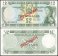 Fiji 2 Dollars Banknote, 1974 ND, P-72bs, UNC, Specimen