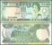 Fiji 2 Dollars Banknote, 1995, P-90a, UNC, Queen Elizabeth II, Signature J. Kuabuabola