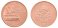 Guyana 5 Dollars 3.75g Copper Plated Coin, 2015, KM # 51, Mint, Bank, Sugar Cane