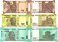 India 10-50 Rupees 3 Pieces Banknote Set, 2021-2022, P-109-111, UNC