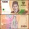 Indonesia 5,000 Rupiah Banknote, 2023, P-164a.2, UNC