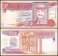 Jordan 5 Dinars Banknote, 1995, P-30a, UNC, 5th Issue