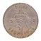 Fiji 6 Pence Coin, 1958, KM #19, VF-Very Fine, Queen Elizabeth II, Turtle