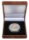 Oman 1 Rial Silver Coin, 2007, KM #164, Mint, Commemorative, In Box, First Oil Export, National Emblem