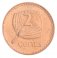 Fiji 2 Cents Coin, 1992, KM #50a, Mint, Queen Elizabeth II, Palm Fan